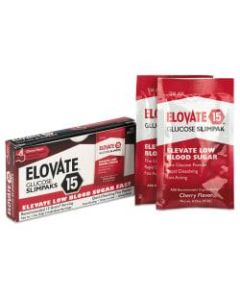First Aid Only Elovate Glucose SlimPak Refill For SmartCompliance General Business Cabinets, 0.55 Oz, Box Of 2 Packs