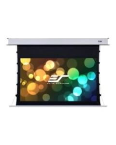 Elite Screens Evanesce Tab-Tension B - 100-inch 16:9, 4K / 8K HD Ready, Recessed In-Ceiling Electric Tab Tensioned Projector Screen, Matte White Projection Screen Surface, ETB100HW2-E8in