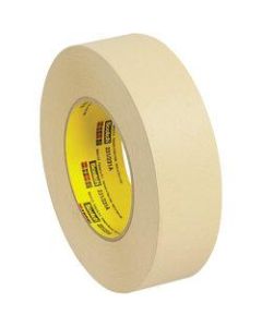 3M 231 Masking Tape, 3in Core, 1.5in x 180ft, Tan, Case Of 24