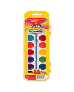 Cra-Z-Art 16-Piece Washable Watercolor Paint Set, Assorted Colors