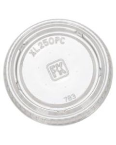 Fabri-Kal Portion Cup Lids, For 1.5 Oz - 2.5 Oz Cups, Clear, Pack Of 2,500 Lids