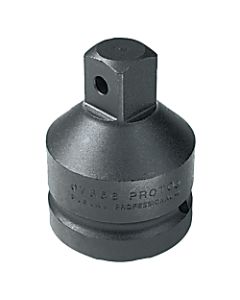 Impact Socket Adapters, 1 in (female square); 3/4 in (male square) drive, 2-7/8 in
