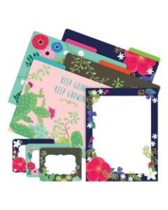 Barker Creek Get Organized Kit, Letter Size, Petals
