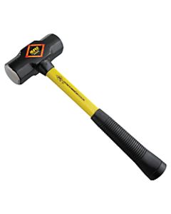 Blacksmiths Double-Face Steel-Head Sledge Hammer, 4 lb, 14 in Classic Handle