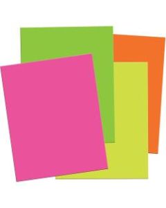 UCreate Neon Foam Board - School, Home, Office, Presentation, Craft, Sign, Display - 30in x 20in x 187.5 mil x 2.50in - 12 / Carton - Assorted Neon - Foam