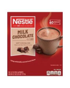 Nestle Milk Chocolate Hot Cocoa Mix, 0.71 Oz, Box Of 60 Packets