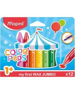 Helix Color Peps My First Wax Jumbo Crayons - Assorted - 12 / Pack