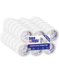 Tape Logic Carton Sealing Tape, 2in x 55 Yd., White, Case Of 36