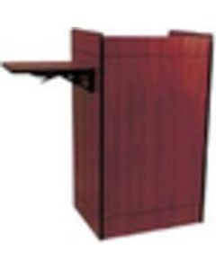 AmpliVox SN3230 - Multimedia Computer Lectern Non-Sound - 43.50in Height x 25.50in Width x 20in Depth - Laminated, Mahogany