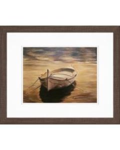 Timeless Frames Shea Espresso-Framed Coastal Artwork, 16in x 20in, Sienna River