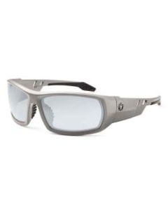 Ergodyne Skullerz Safety Glasses, Odin, Matte Gray Frame, Indoor/Outdoor Lens