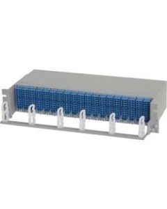 Omnitron Systems 19in Cable Management Tray - 1U Rack Height - 19in Panel Width