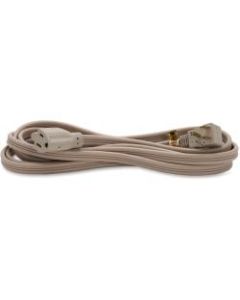 Compucessory Heavy Duty Indoor Extension Cord - 14 Gauge - 125 V AC / 15 A - Gray - 9 ft Cord Length - 1