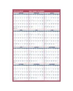 AT-A-GLANCE Reversible Yearly Wall Calendar, 24in x 36in, January To December 2022, PM21228