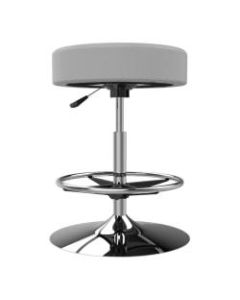 Marco Group Cushioned Swivel Stool, Frost Gray