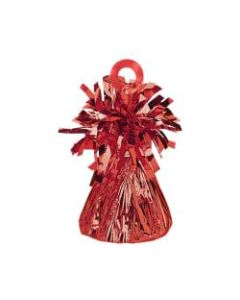 Amscan 6 Oz Foil Balloon Weights, Red, Pack Of 12 Weights