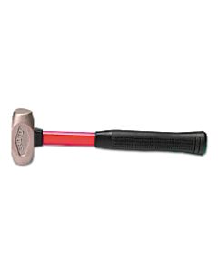 Brass Hammer, 1.5 lb Head, 13-1/2 in Long