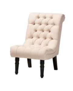 Baxton Studio 9512 Barthe Accent Chair, Beige