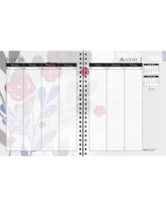 House of Doolittle Academic Wild Flower Weekly/Monthly Planner - Academic - Julian Dates - Monthly, Weekly - 1 Year - August till July - Leatherette, Paper