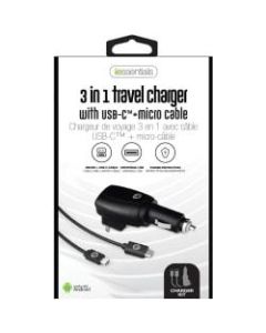 iEssentials Auto/AC Adapter - 120 V AC, 230 V AC, 12 V DC, 24 V DC Input - 5 V DC/1 A Output