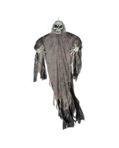 Amscan Halloween Giant Hanging Reaper Prop, 84inH x 35inW x 15inD, Gray
