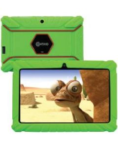 Contixo V8-2 Kids Tablet PC - Green - Silicone - 16 GB - 1 GB - Quad-core (4 Core) - Android - 1024 x 600 - Wireless LAN