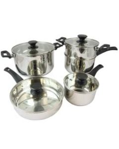 Oster Cookware Set, Sabato 9-Piece, Silver