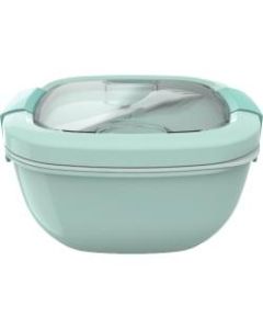 Bentgo Salad Lunch Container, 4in x 7-1/4in, Coastal Aqua
