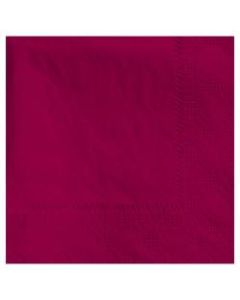 Hoffmaster Napkins, 4-3/4in x 4-3/4in, Burgundy, Case Of 1,000 Napkins