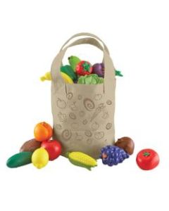 Learning Resources New Sprouts Fresh Picked Fruit And Veggie Tote Set, Pre-K To Grade 2