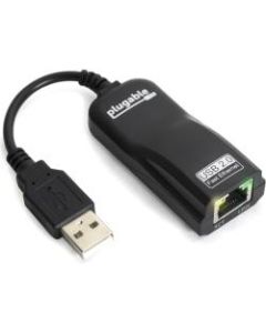 Plugable USB 2.0 to Ethernet Fast 10/100 LAN Wired Network Adapter - Compatible with Chromebook, Windows, Linux