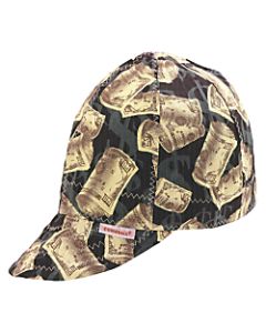 Deep Round Crown Caps, Size 7, Assorted Prints