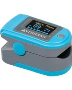 Veridian Healthcare Deluxe Finger Pulse Oximeter - Latex-free, Auto Shutoff