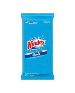 Windex Original Glass & Surface Wipes, Pack Of 28