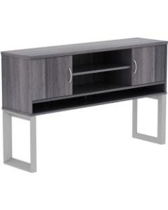 Lorell Relevance Series Standing Hutch, 59inW, Charcoal