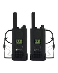 Cobra MicroTALK CBA-PX500BC1-SV01 FRS/GMRS Two-Way Radios, Black, Pack Of 2 Radios