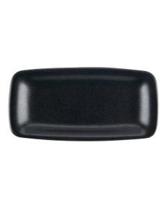 Foundry Rectangular China Trays, 9in x 4 1/2in, Black, Pack Of 24 Trays