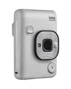 instax mini LiPlay Instant Digital Camera - Stone White - 1.5in Sensor - Autofocus - 2.7inLCD - 2560 x 1920 Image
