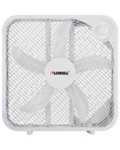 Lorell 3-Speed Box Fan, White