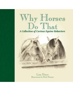 Willow Creek Press 7in x 7in Hardcover Gift Book, Why Horses Do That By Lisa Dines