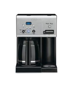 Cuisinart Coffee Plus 12-Cup Programmable Coffeemaker With Hot Water System, Silver