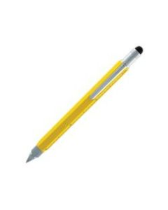 Monteverde One Touch Tool Pencil, 0.9 mm, #2 Soft, Yellow Barrel, Black Lead
