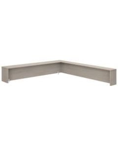 Bush Business Furniture Studio C 72inW Reception Desk Shelf, Sand Oak, Standard Delivery