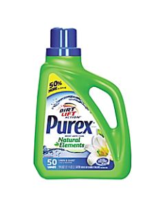 Purex Ultra Natural Elements HE Liquid Detergent, Linen & Lilies Scent, 75 Oz Bottle