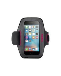 Belkin Sport-Fit Carrying Case (Armband) Apple iPhone 6 Smartphone - Gravel, Fucsia - Neoprene - Armband