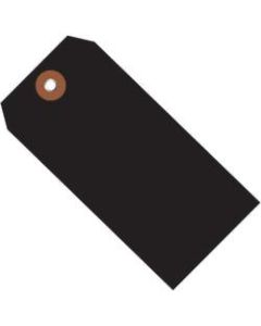 Office Depot Brand Plastic Shipping Tags, 6 1/4in x 3 1/8in, Black, Case Of 100