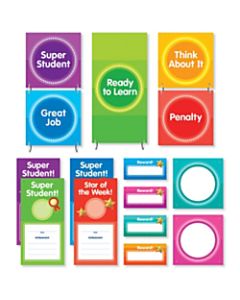 Color Your Classroom Behavior Clip Mini Bulletin Board Chart, Assorted Colors