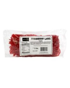 Kervan Licorice Laces, Strawberry, 2-Lb Bag