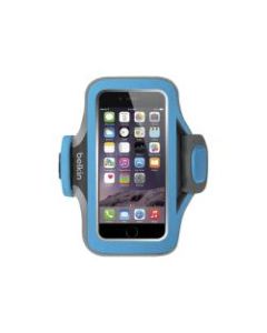 Belkin Slim-Fit Plus Carrying Case (Armband) Apple iPhone 6, iPhone 6s Smartphone - Topaz - Neoprene, Fabric - Armband