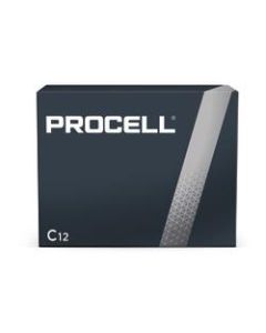 Procell PC-1400 Alkaline General Purpose C Batteries, Pack Of 12